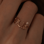 Özel Tasarım Pırlantalı Oui Yüzük - RNF0496 | Tektaş Pırlanta | Ronaff Pırlanta | Tektaş Yüzük, Pırlanta Yüzük, Kolye, Küpe