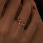 Özel Tasarım Pırlantalı Oui Yüzük - RNF0496 | Tektaş Pırlanta | Ronaff Pırlanta | Tektaş Yüzük, Pırlanta Yüzük, Kolye, Küpe