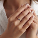 0.40 Karat Pembe Safir & 0.07 Pırlantalı Tasarım Yüzük - RNF0823 | Renkli Taşlı Yüzükler | Ronaff Pırlanta | Tektaş Yüzük, Pırlanta Yüzük, Kolye, Küpe