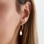 Kişiye Özel Harflı Altın Halka Küpe - RNF0856 | Pırlanta Küpe | Ronaff Pırlanta | Tektaş Yüzük, Pırlanta Yüzük, Kolye, Küpe