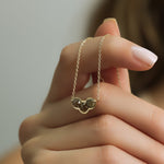 1.50 Karat Tria Renkli Elmas Özel Tasarım Altın Kolye - RNF0826 | Renkli Taşlı Kolyeler | Ronaff Pırlanta | Tektaş Yüzük, Pırlanta Yüzük, Kolye, Küpe