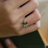 1.32 Karat Yeşilin Tonları Renkli Pırlantalı Özel Tasarım Yüzük - RNF0143 | Renkli Pırlantalı Yüzükler | Ronaff Pırlanta | Tektaş Yüzük, Pırlanta Yüzük, Kolye, Küpe