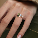 1.32 Karat Yeşilin Tonları Renkli Pırlantalı Özel Tasarım Yüzük - RNF0143 | Renkli Pırlantalı Yüzükler | Ronaff Pırlanta | Tektaş Yüzük, Pırlanta Yüzük, Kolye, Küpe