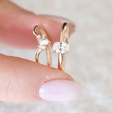 0.30 Karat Oval Kesim Tektaş Pırlanta Yüzük & 0.14 Karat Baget Kesim Pırlantalı Ek Yüzük - RNF0509 | Tektaş Yüzükler | Ronaff Pırlanta | Tektaş Yüzük, Pırlanta Yüzük, Kolye, Küpe