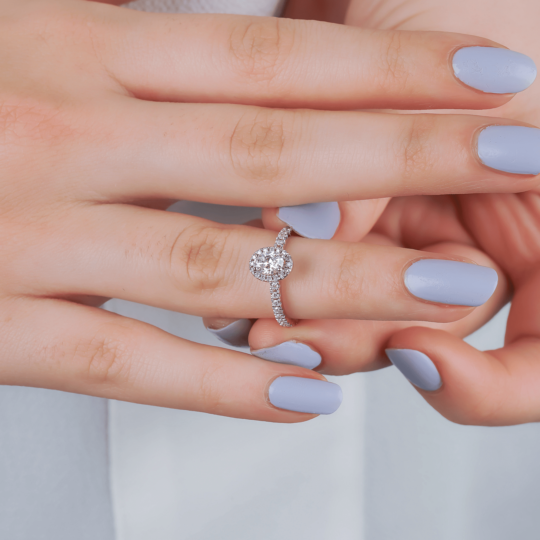 0.48 Karat Oval Kesim HRD Sertifikalı Pırlanta Tektaş Yüzük - RNF0259 | Pırlanta Yüzük | Ronaff Pırlanta | Tektaş Yüzük, Pırlanta Yüzük, Kolye, Küpe