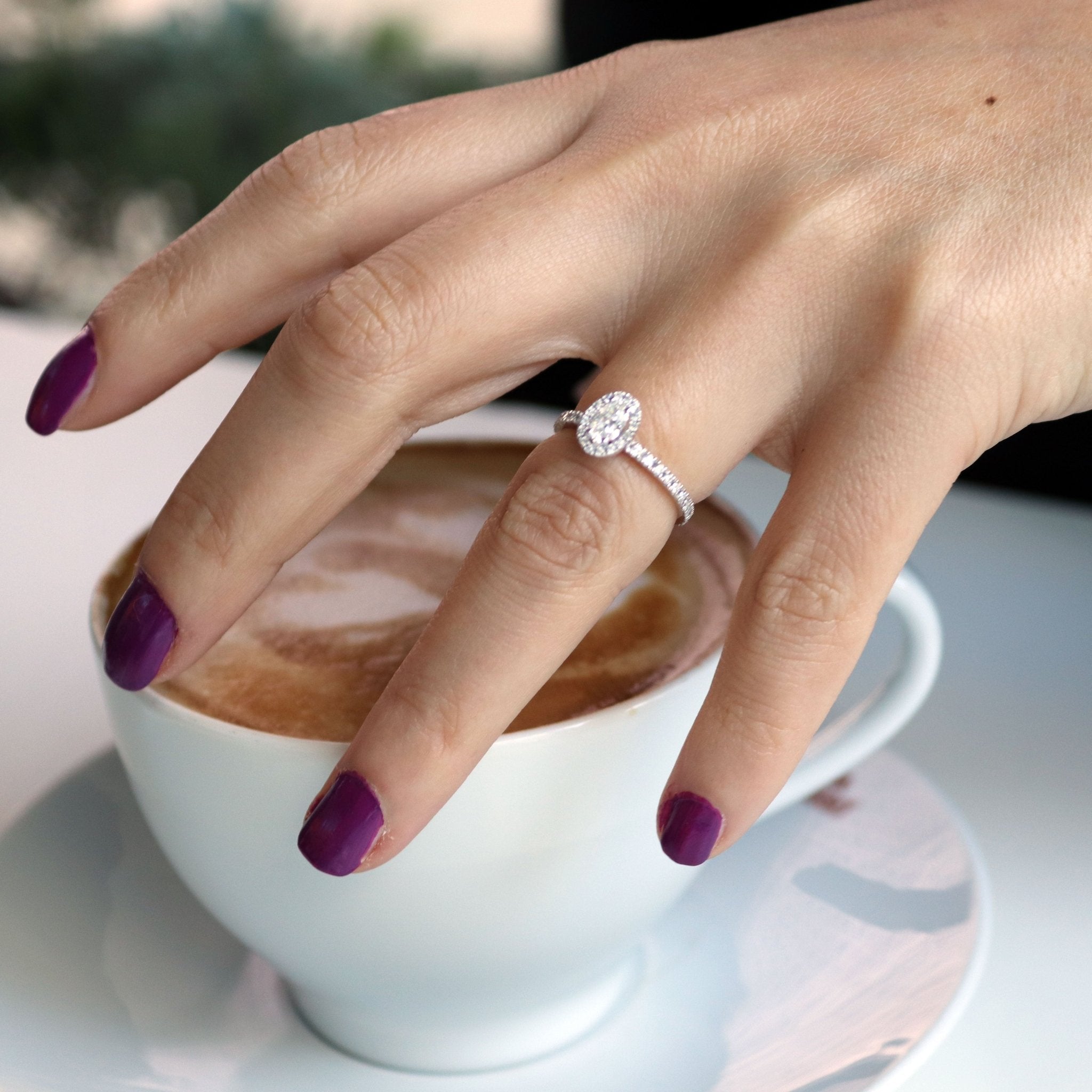 0.48 Karat Oval Kesim HRD Sertifikalı Pırlanta Tektaş Yüzük - RNF0259 | Pırlanta Yüzük | Ronaff Pırlanta | Tektaş Yüzük, Pırlanta Yüzük, Kolye, Küpe