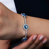 2.12 Karat Nazar Boncuklu Pırlanta Bileklik - RNF0349 | Pırlanta Bileklik | Ronaff Pırlanta | Tektaş Yüzük, Pırlanta Yüzük, Kolye, Küpe