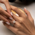 0.30 Karat Prenses & 0.34 Karat Yuvarlak Kesim GIA/HRD Sertifikalı Tektaş Pırlanta Yüzük - RNF0654 | Tektaş Pırlanta | Ronaff Pırlanta | Tektaş Yüzük, Pırlanta Yüzük, Kolye, Küpe