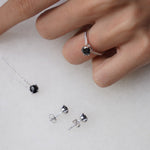 0.70 Karat Siyah Tektaş Pırlanta Yüzük - RNF0639 | Renkli Taşlı Yüzükler | Ronaff Pırlanta | Tektaş Yüzük, Pırlanta Yüzük, Kolye, Küpe