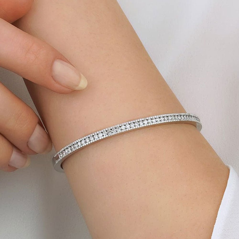 1.54 Karat Pırlantalı Kelepçe Bileklik - RNF0653 | Pırlanta Bileklik | Ronaff Pırlanta | Tektaş Yüzük, Pırlanta Yüzük, Kolye, Küpe